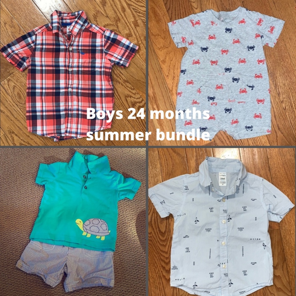 Boys 24 months summer bundle